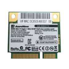 Realtek RTL8188CEBT 150Mbps PCI-E WLAN Combo Card with Wi-Fi 802.11 b/g/n+BT 3.0