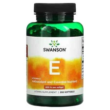 2 X Swanson, Vitamin E, 400 IU, 250 Softgels