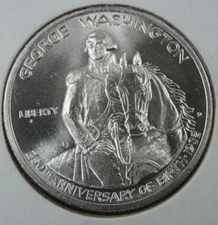 1982-D George Washington Silver Half Dollar BU US Mint Commemorative Unc Coin