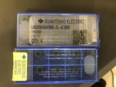 New Carbide Inserts LNEX080404PNER-G Grades ACK300 & ACK200 Sumitomo QTY. 20
