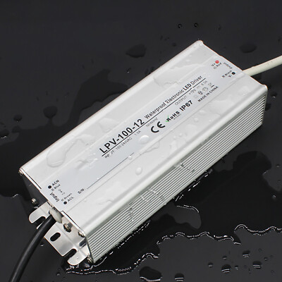 LED Power Supply IP67 Waterproof AC100V/280V to DC12V 48V LED