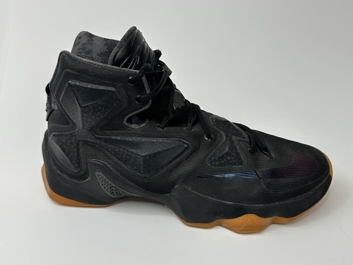 Nike Shoes Mens 8.5 Lebron James XIII 13 Black Lion 807219-001 Anthracite - Picture 2 of 15