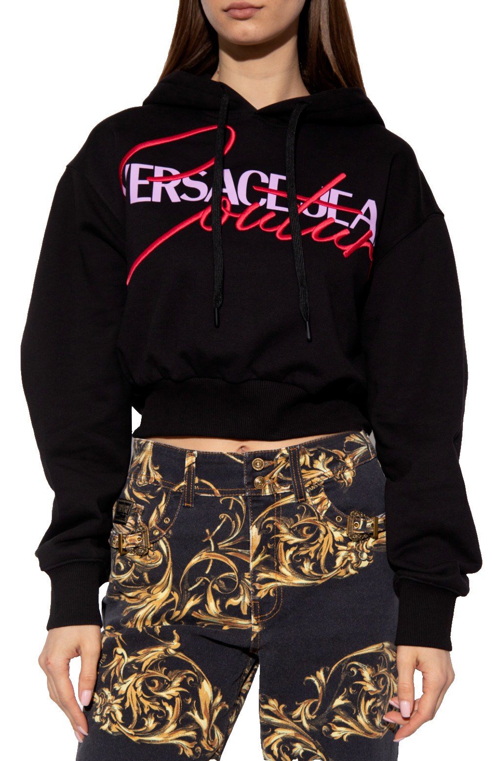 Versace Jeans Couture Hoodie Pullover Hooded Sweater XXS