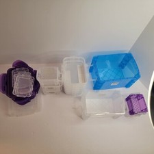 Plastic Containers for Crafts Various sizes See Description for sizes 