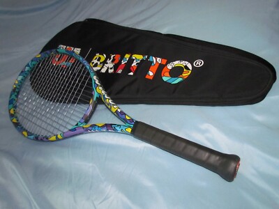 Wilson Ultra 100 Britto 4 1/8 (1) Grip Tennis Racquet with Case | eBay