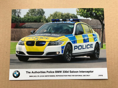 2010 Behörden Polizei BMW 330d Limousine Abfangjäger Pressefoto 