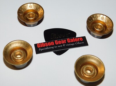 Epiphone Kirk Hammett Les Paul Knobs Set Gold Amber SG Guitar