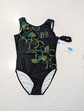 NEW COMPETITION Destira Adult Medium Gymnastics dance leotard  SCRUNCHIE Cute