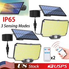 9900000lm LED Solar Street Lights Security Flood Lamp Motion Sensor Outdoor Wall