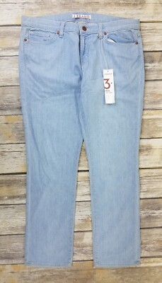 J Brand Seven Eights Jean Slim Fit Low Rise Womens Size 32/28 Light Wash Blue