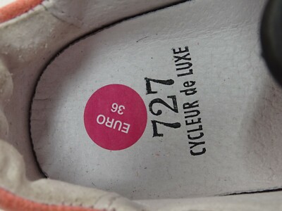 Chaussures Cycleur De Luxe Taille 40 – Baskets Basses Multicolores – Cuir – Espagne