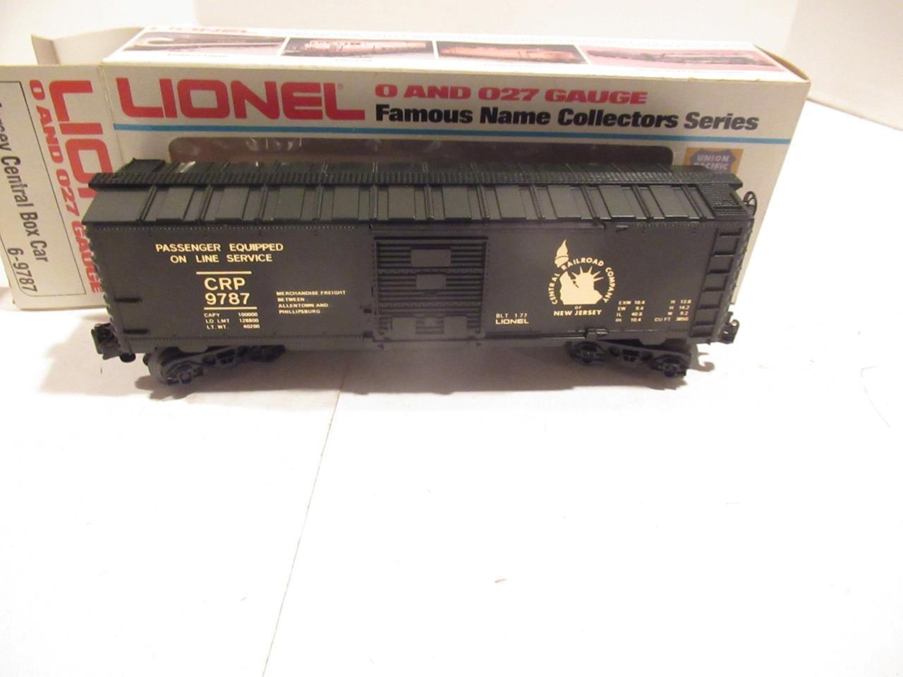 LIONEL 9787 JERSEY CENTRAL BOXCAR 0/027 NEW B10 eBay