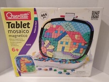 QUERCETTI Tablet Magnetico Premium Magnets Alphabet Letters Dry Erase Board 5343