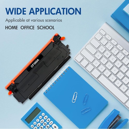 4 paquetes de tóner 508A nueva versión compatible para HP CF360A CF361A CF362A CF363A - Imagen 5 de 11
