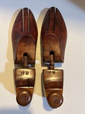 Vintage Mens Wooden Shoe Stretchers , Size 10N