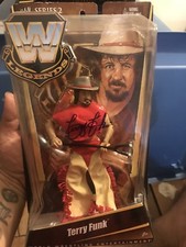 AUTOGRAPHED TERRY FUNK LEGENDS SERIES FIGURE