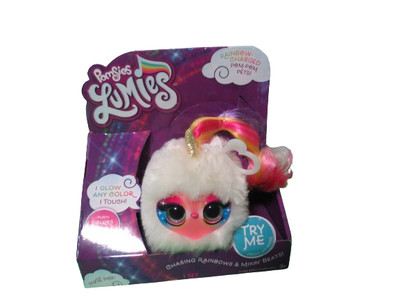 Pomsies Lumies Pixie Pop Rainbow Charged Pom Pom Interactive Pet New In Box
