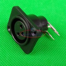 1PCS XLR 3 Pin Panel Mount Female Chassis Socket Connector
