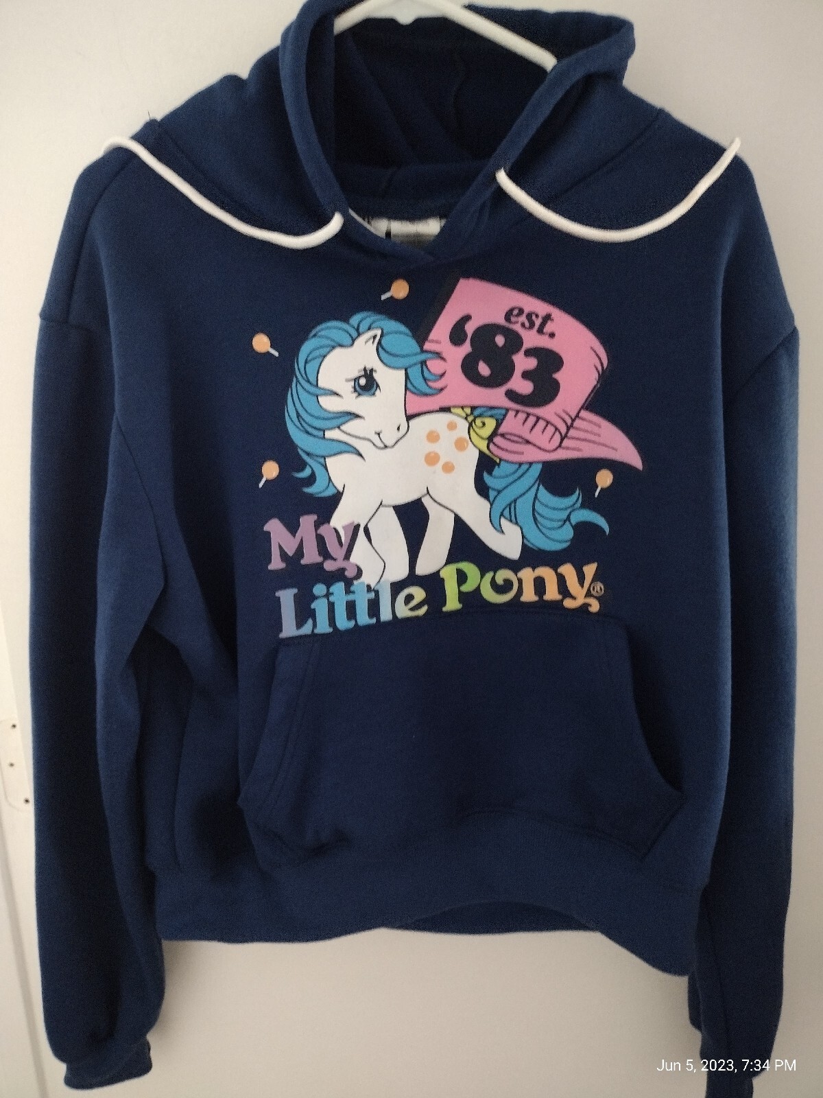 Felpa con cappuccio My Little Pony fondata nell'83