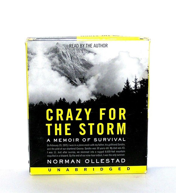 BOOK/AUDIOBOOK CD Norman Ollestad Plane Crash Survival CRAZY FOR THE
