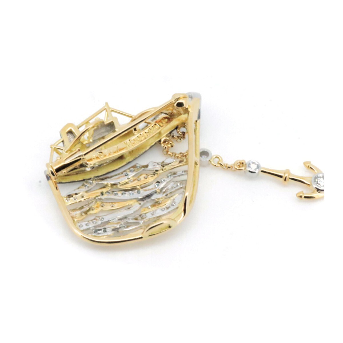 18KWG ブローチ Georg Jensen - 【Pre-Antiqe】ジョージ・ジェンセン ブローチ