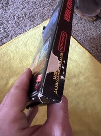 Nintendo NES Mach Rider Sticker Seal Game Black Box No Manual Test Market Rare