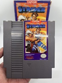 Strider (Nintendo NES) Complete CIB Capcom Nice!