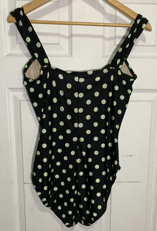 La Blanca One Piece Swimsuit Polka Dot size 16 - Image 2 of 4