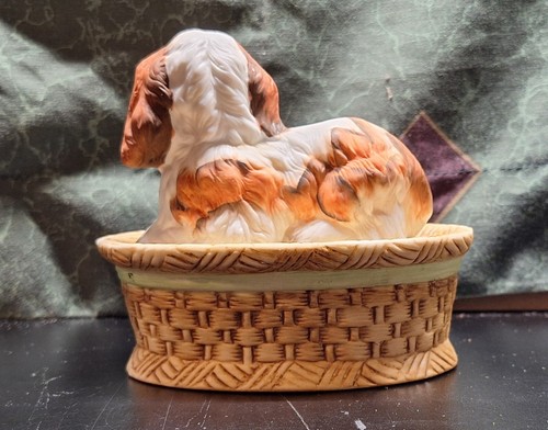 Cocker Spaniel Ceramic Music Box - Picture 4 of 8