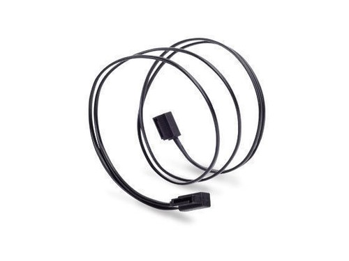 Silverstone CP11B-500 (Black) 500mm Low Profile Thin 90 Deg 6Gb/s SATA Cable - Picture 2 of 3