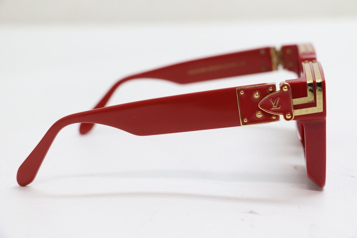 Virgil Abloh's First Louis Vuitton Collection Includes These Luxe, Red  Sunglasses