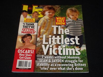 2008 MARCH 3 US WEEKLY MAGAZINE - BRITNEY SPEARS KIDS FRONT COVER - L 7916