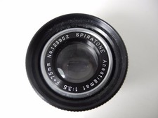 SPIRATONE ENLARGING ANASTIGMAT 75/3.5 LENSPERFECT GLASS SMOOTH DIAPHRAGM