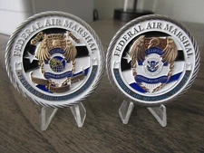 FAMS FAM Federal Air Marshal Service Retired Challenge Coin #C585