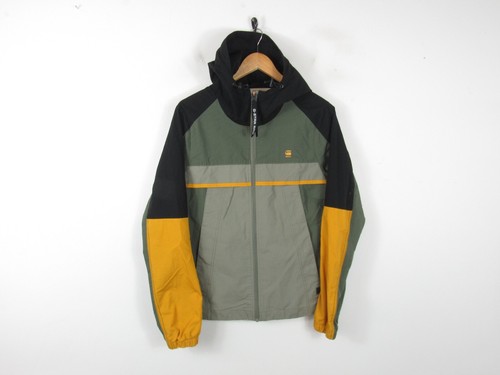 G-star Raw Colourblock ripstop utility hooded Lightweight Cotton Blend jacket S