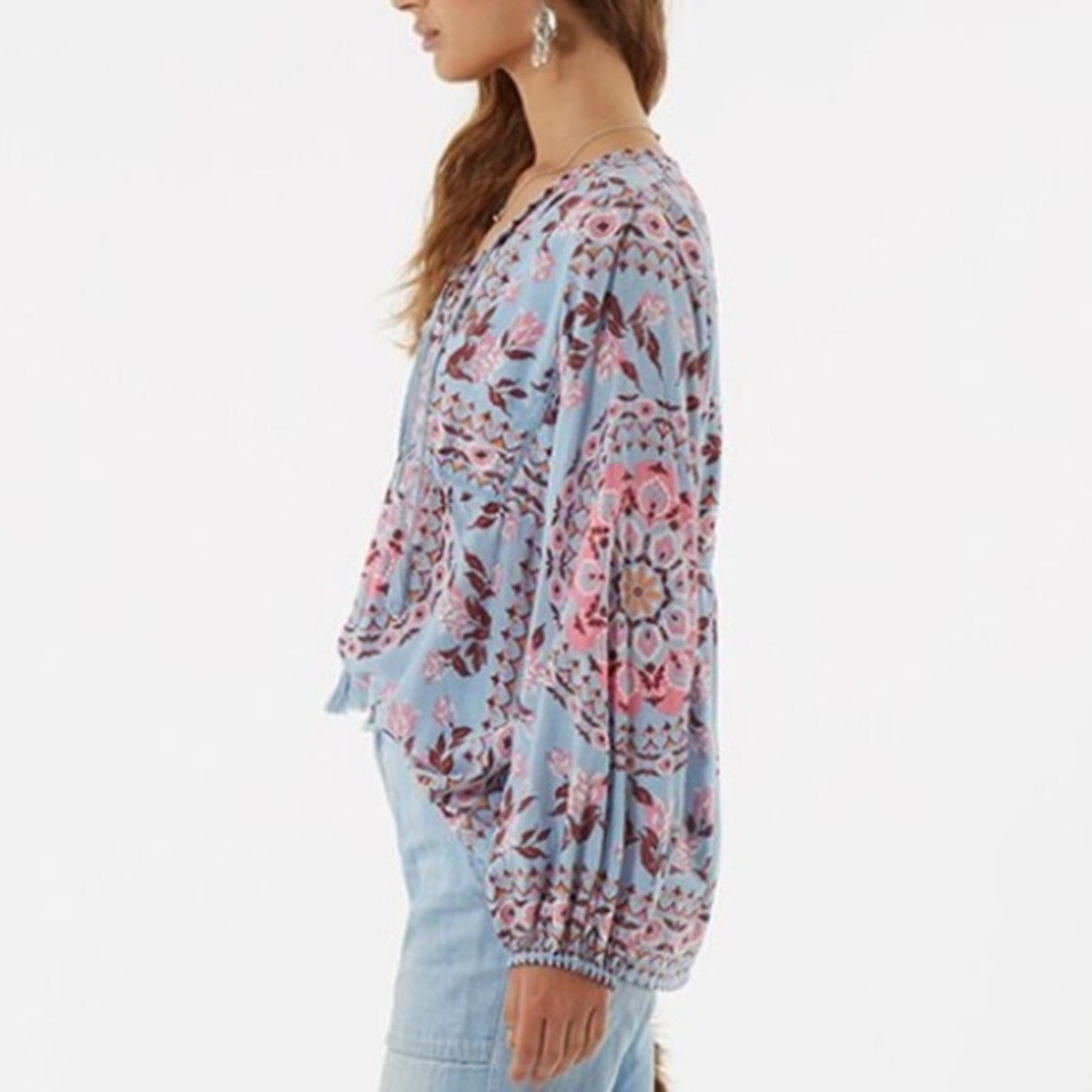 Spell & The Gypsy Collective  Pandora Aquamarine Blouse XS image 4
