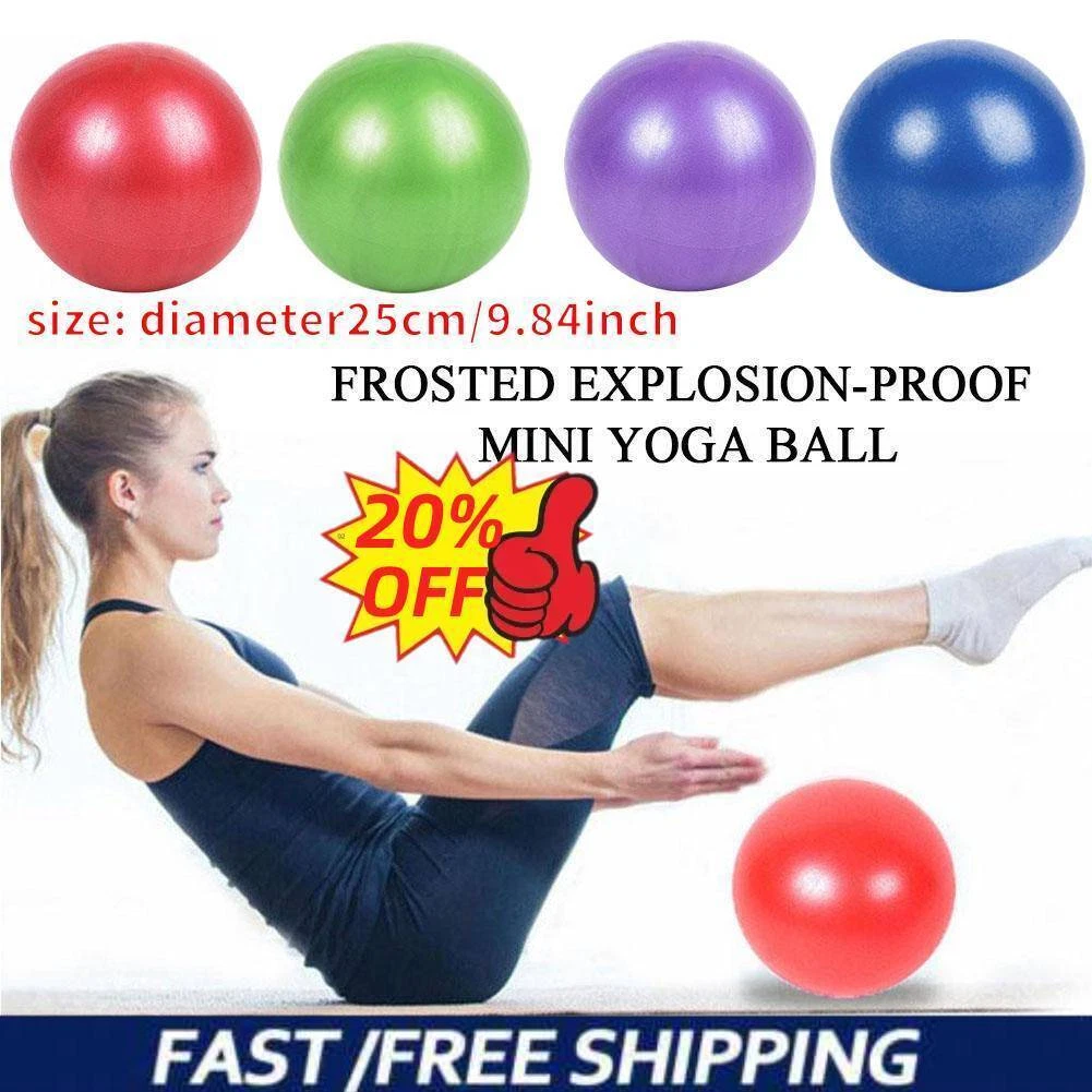 25cm Yoga Ball Ball Small Pilates Mini Balance Ball For Abdominal