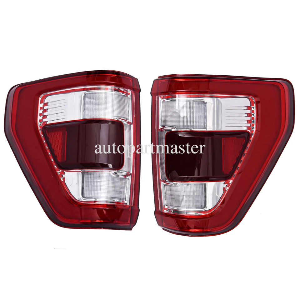 LED Left+Right Side Tail Lights Blind Spot for Ford F-150 F150 2021 2022 2023 - Image 3 of 4