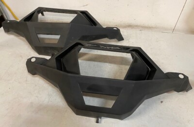 2 Quantity of Black Rear Bumpers for Polaris Razor Pro 5456068 (2 Quantity)