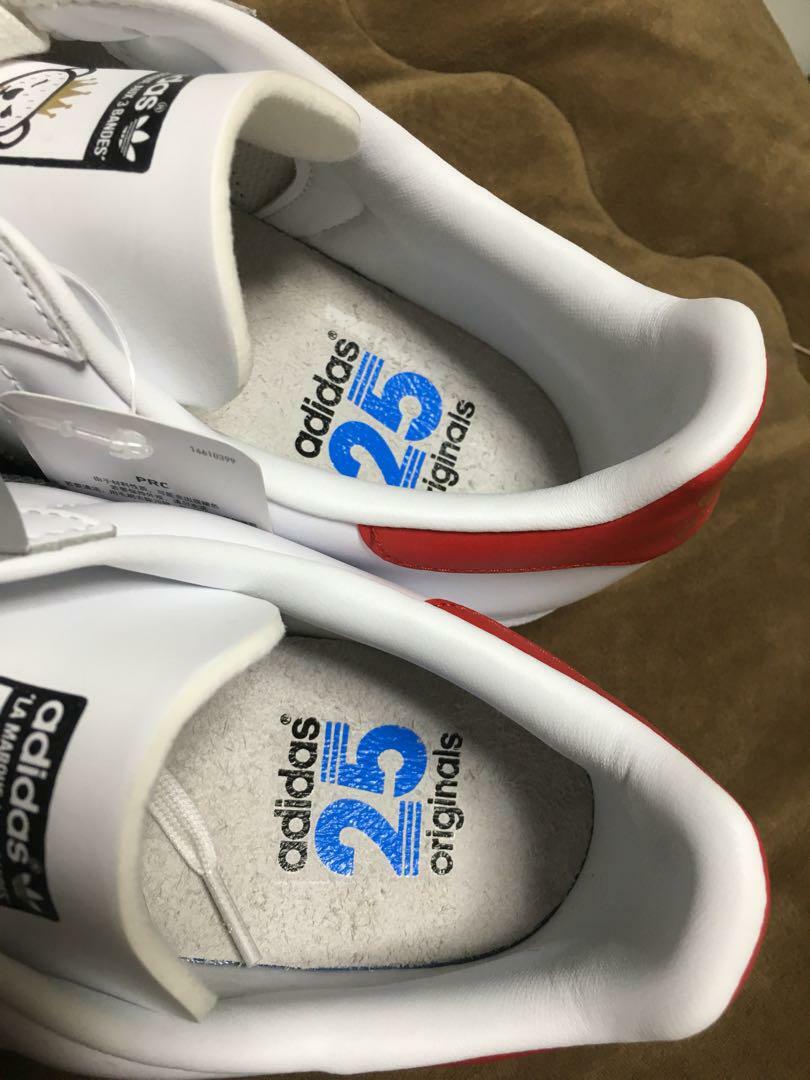 Size 12 - Nigo x adidas Superstar Bearfoot White Scarlet for  display picture 1