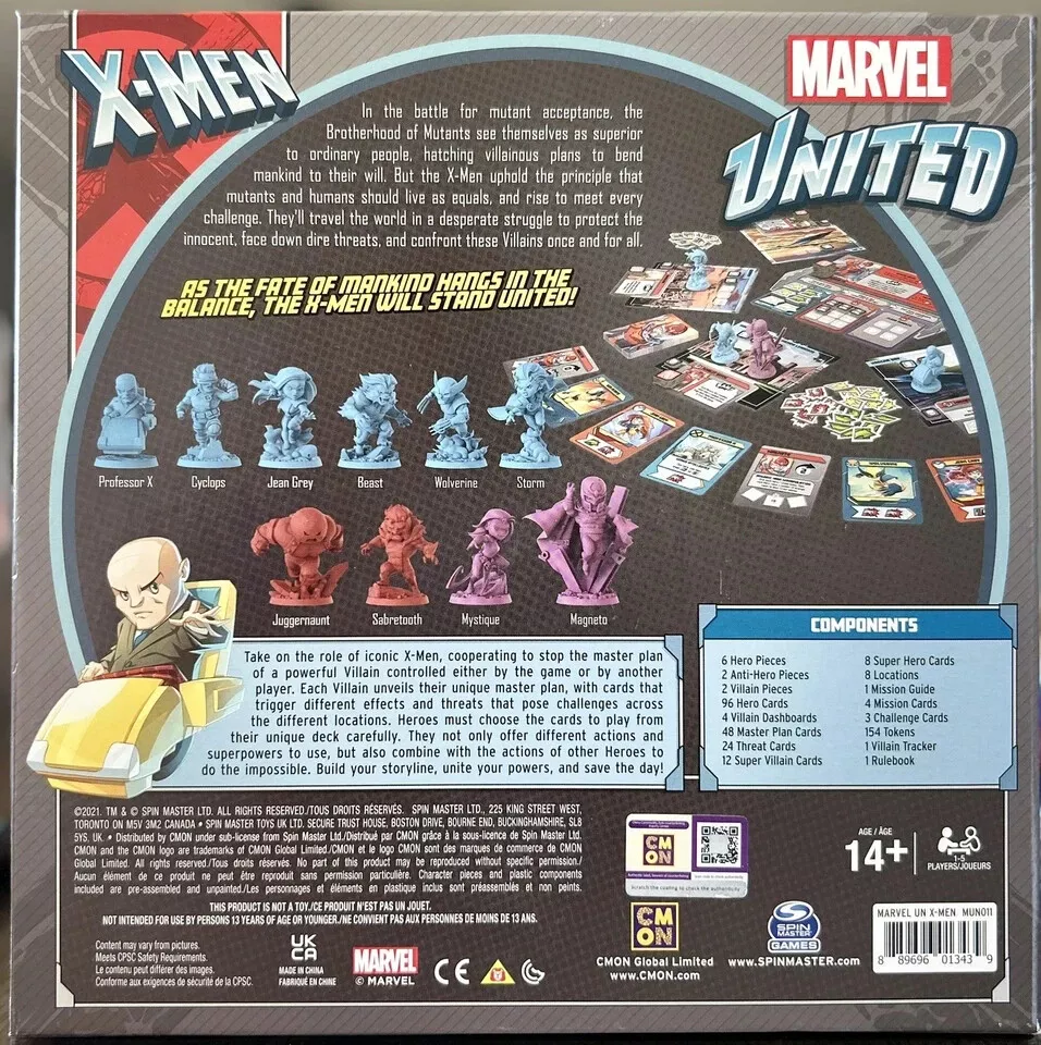 Marvel United X-Men CMON Kickstarter Exclusive Complete - Image 2 of 4