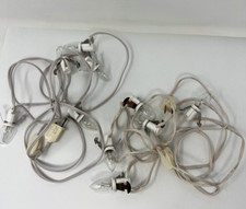 2 Sets Of 5 Socket Light Cord for Christmas Villages Buildings