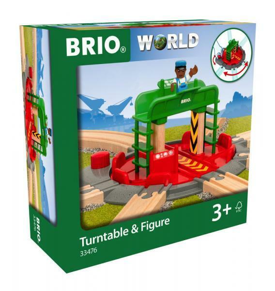 Thumbnail - Brio World Eisenbahn Zubehör Lok-drehscheibe Mit Kontrollbrücke 2