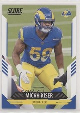 2021 Score Micah Kiser #254 0bt4