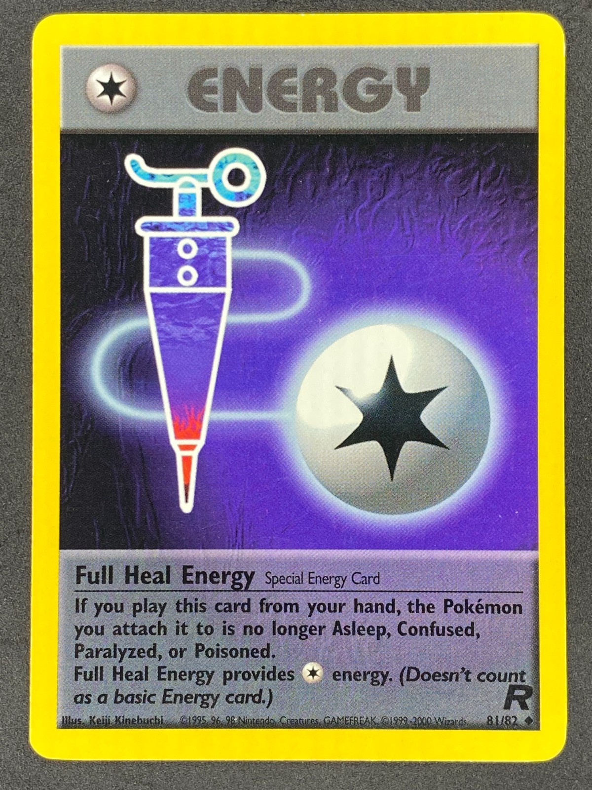 Pokémon Full Heal Energy 81/82 TR Team Rocket Unlimited NM