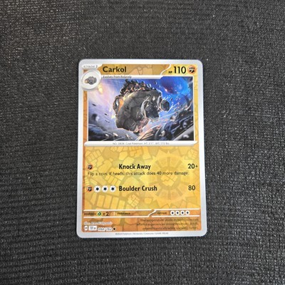 Pokemon TCG Temporal Forces Carkel Reverse Holo Card 94/162