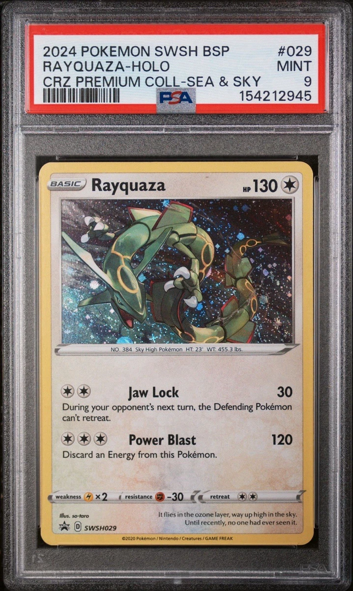 Rayquaza Pokmon TCG Professional Sports Authenticator (PSA) Grade 9  Individual Trading Card Games for sale | eBay