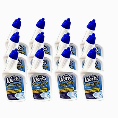 #ad 12 Pack The Works Classic Clean Toilet Bowl Cleaner 24 fl oz $30.55