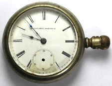 1893 Elgin Grade 125 18s 15j Side-Wind LS Pocket Watch w/ OF Case - Parts/Repair
