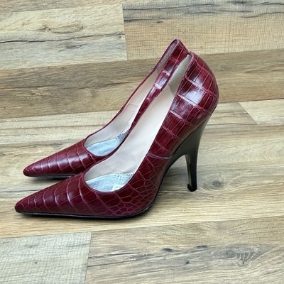 GIANFRANCO FERRE Size. 6-6.5  37 Italian Sexy Ladies Open Toe High Heels Shoes